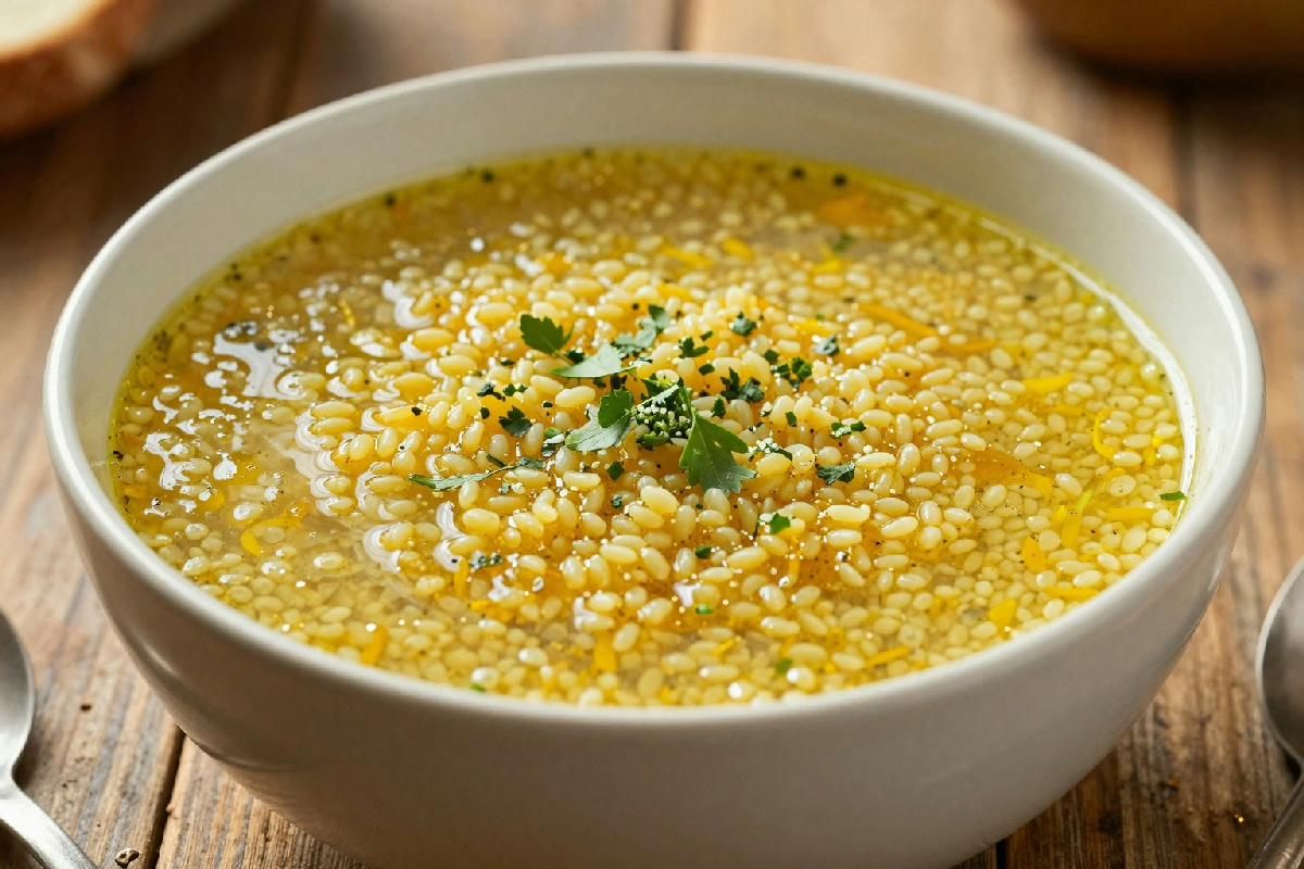Minestra di semolino: un piatto semplice e confortante che riporta il sapore dell'infanzia in tavola
