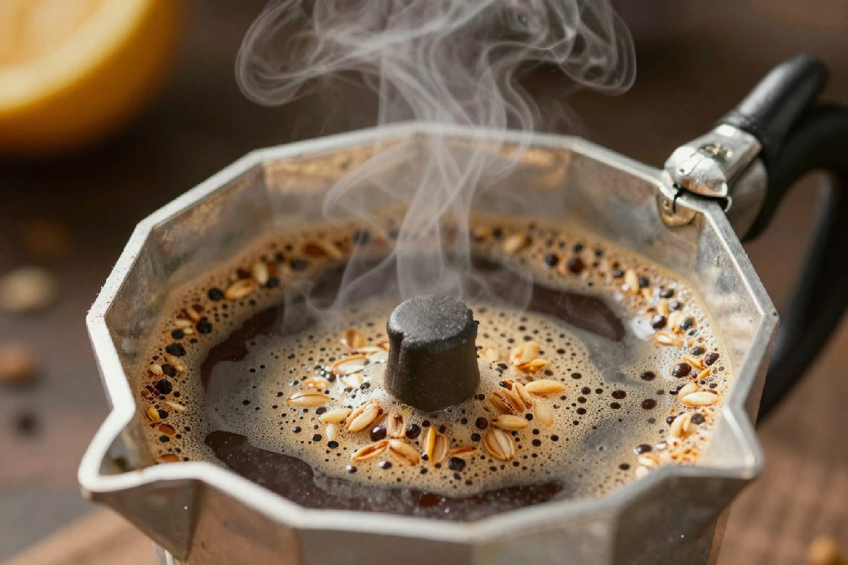 Perché il caffè d'orzo nella moka non deve mai essere colmo: il trucco che cambia la tua pausa caffè